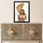 Imagem de Quadro Arquétipo Cleópatra Com Cobra 33X24Cm - Com Vidro