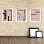 Imagem de Quadro arte 30x66 canvas formas abstratas mod 168