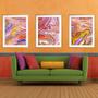 Imagem de Quadro arte 55x110 canvas formas abstratas mod 144