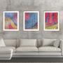 Imagem de Quadro arte 55x110 canvas formas abstratas mod 231