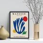 Imagem de Quadro Arte Abstrata Matisse - Colorida 24X18Cm - Com Vidro