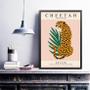 Imagem de Quadro Arte Boho Poster Leopardo 45x34cm - com vidro