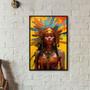 Imagem de Quadro Artístico Cabocla Jupira 45x34cm - com vidro