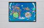 Imagem de Quadro Axie Infinity Jogo NTF Criptomoedas com Moldura E Acetato Tamanho A3