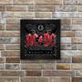 Imagem de Quadro azulejo com moldura AC DC Black Ice
