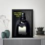 Imagem de Quadro Banheiro Darth Papel Higiênico 24x18cm - com vidro