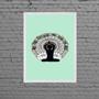 Imagem de Quadro Be The Change You Wish To See 24x18cm - com vidro