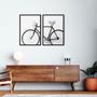 Imagem de Quadro Bicicleta Vintage 122x86 2-86x60 Caixa Preto