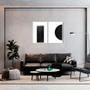 Imagem de Quadro Black Minimalist 88x60 2-60x43 Caixa Branco