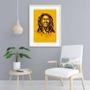 Imagem de Quadro Bob Marley Amarelo - 60X48Cm