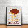 Imagem de Quadro Bolo De Cenoura Com Chocolate 33x24cm