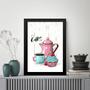 Imagem de Quadro Café Com Cupcake 45X34Cm - Com Vidro