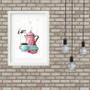 Imagem de Quadro Café Com Cupcake- 60X48Cm