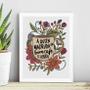 Imagem de Quadro Café Com Flores - Buen Café 45x34cm - com vidro
