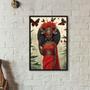Imagem de Quadro Candomblé Iansã 33X24Cm - Com Vidro