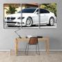 Imagem de Quadro canvas 30x66 bmw branca parada