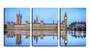 Imagem de Quadro canvas 30x66 reflexo do palácio de londres