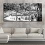 Imagem de Quadro canvas 30x66 rio descendo as pedras pb