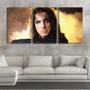 Imagem de Quadro canvas 55x110 alice cooper fundo de fumaça