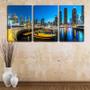 Imagem de Quadro canvas 68x126 Barcos por baixo da ponte