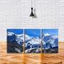 Imagem de Quadro canvas 68x126 montanhas picos de neve