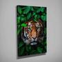 Imagem de Quadro Canvas Decorativo Tigre Escondido CAN7100