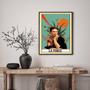 Imagem de Quadro Carta Tarot La Force - Frida 33X24Cm - Com Vidro