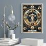 Imagem de Quadro Carta Tarot Vintage - The World 33X24Cm - Com Vidro