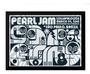 Imagem de Quadro Cartaz Moldurado Pearl Jam Lolapalooza 2018 42x29cm