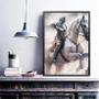 Imagem de Quadro Cavalheiros Do Apocalipse 45X34Cm - Com Vidro