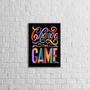 Imagem de Quadro Change The Game 24x18cm - com vidro