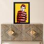 Imagem de Quadro Charlie Chaplin Presidiário 33x24cm - com vidro