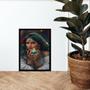 Imagem de Quadro Cigana Com Bola De Cristal 33X24Cm - Com Vidro