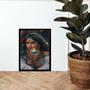 Imagem de Quadro Cigana Com Bola de Cristal 45x34cm - com vidro