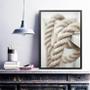 Imagem de Quadro Coleção Praia Soft - Corda 33x24cm - com vidro