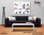 Imagem de Quadro com 12 poses