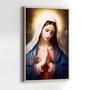 Imagem de Quadro com Moldura 40x60 Nossa Senhora Aparecida Religioso Decorativo Grande Sala Quarto Hall