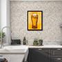 Imagem de Quadro Copo de Cerveja Com Asas 33x24cm - com vidro