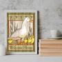 Imagem de Quadro Country Patinhos Welcome Home 24x18cm - com vidro