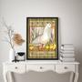 Imagem de Quadro Country Patinhos Welcome Home 45x34cm - Madeira Branca