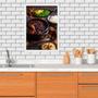 Imagem de Quadro Cozinha Fotografia Feijoada 45x34cm - com vidro