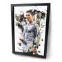 Imagem de Quadro Cristiano Ronaldo Rei da Champions Moldura e Vidro