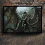 Imagem de Quadro Cthulhu, personagem de HP Lovecraft com Moldura E Acetato Tamanho A3