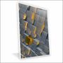 Imagem de Quadro Cubos Canvas Com Vidro