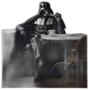 Imagem de Quadro Darth Tomando Café - Cafeteria 33X24Cm - Com Vidro