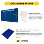 Imagem de Quadro De Aviso Gestão 3 Displays A4 Acm Azul Telecom