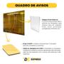 Imagem de Quadro De Aviso Gestão 5 Displays A4 ACM Dourado Espelhado