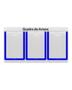 Imagem de Quadro De Avisos Basic Com 3 Displays Transparentes e Bordas Coloridas