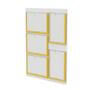Imagem de Quadro De Avisos Basic Com 5 Displays A4 3 Horizontais 2 Verticais