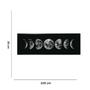 Imagem de Quadro de Parede Decorativo em Canvas Fases da Lua 35x105x4 cm - D'Rossi